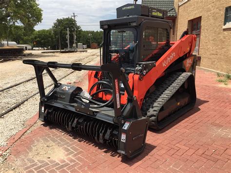 mulching kubota or skid steer|kubota forestry mulching excavator.